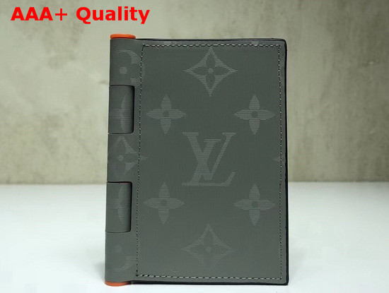 Louis Vuitton New Pocket Organizer Monogram Titanium Canvas Replica