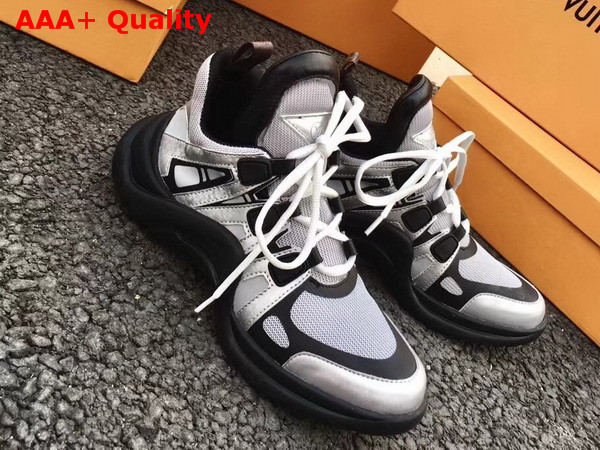 Louis Vuitton New Sci Fi Sneakers Silver Replica