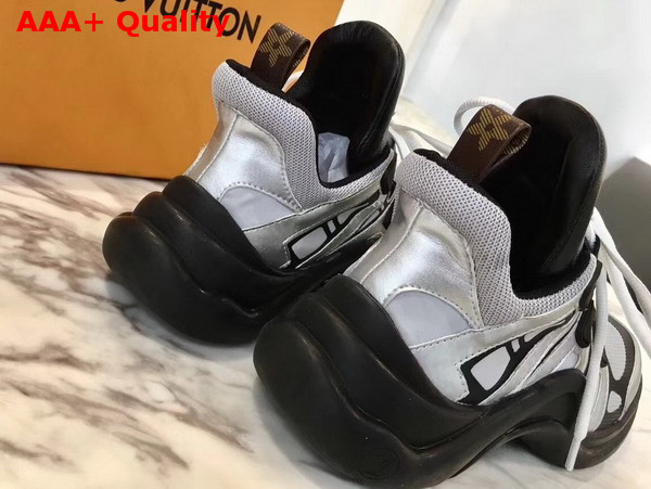 Louis Vuitton New Sci Fi Sneakers Silver Replica