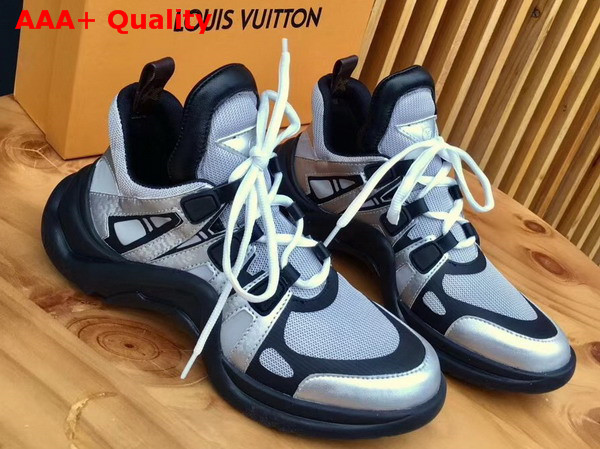 Louis Vuitton New Sci Fi Sneakers Silver Replica