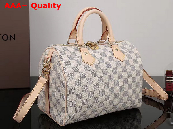 Louis Vuitton New Speedy Bandouliere 25 Damier Azur Canvas Replica