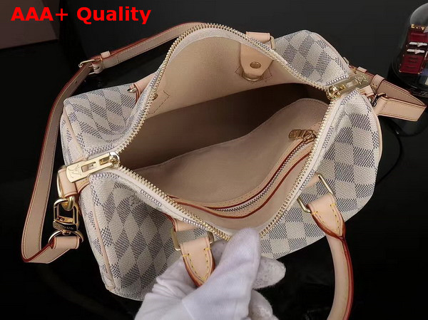 Louis Vuitton New Speedy Bandouliere 25 Damier Azur Canvas Replica