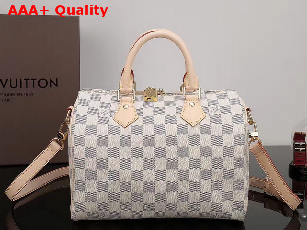 Louis Vuitton New Speedy Bandouliere 25 Damier Azur Canvas Replica