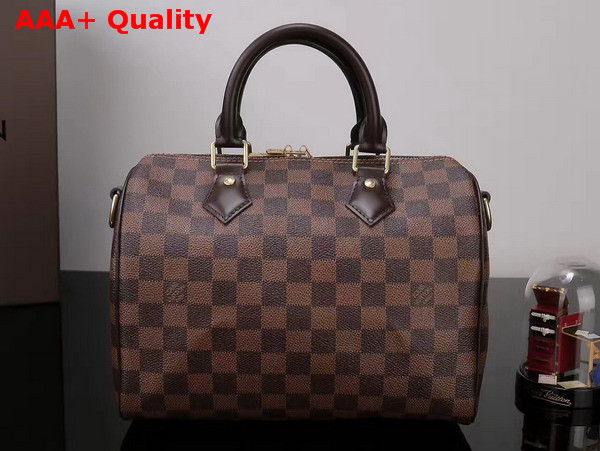 Louis Vuitton New Speedy Bandouliere 25 Damier Ebene Canvas Replica