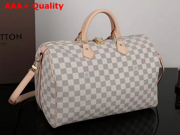 Louis Vuitton New Speedy Bandouliere 35 Damier Azur Canvas Replica