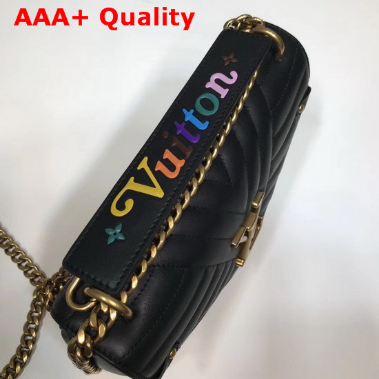 Louis Vuitton New Wave Chain Bag MM Black New Wave Leather Replica