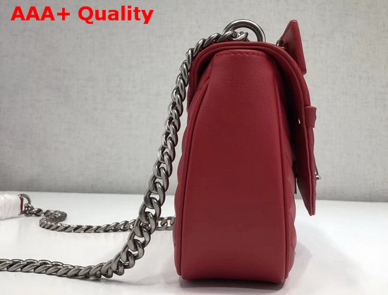 Louis Vuitton New Wave Chain Bag MM Red Smooth Calf Leather Replica