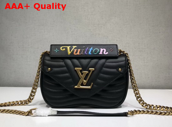 Louis Vuitton New Wave Chain Bag PM Black New Wave Leather Replica