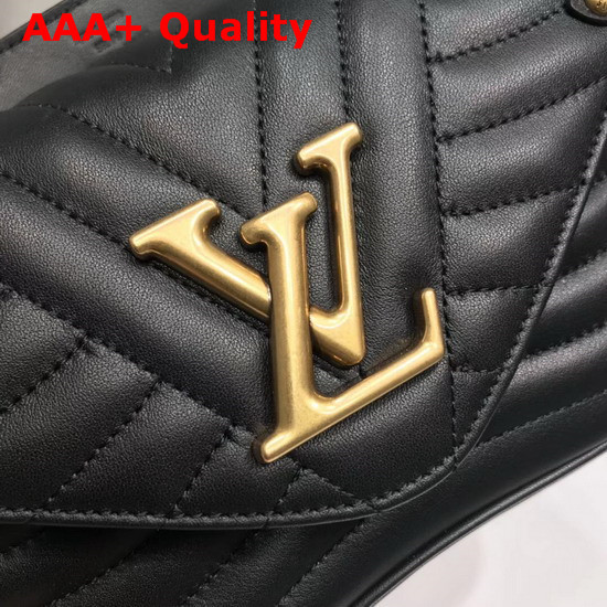 Louis Vuitton New Wave Chain Bag PM Black New Wave Leather Replica