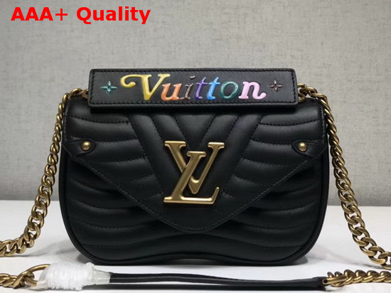 Louis Vuitton New Wave Chain Bag PM Black New Wave Leather Replica