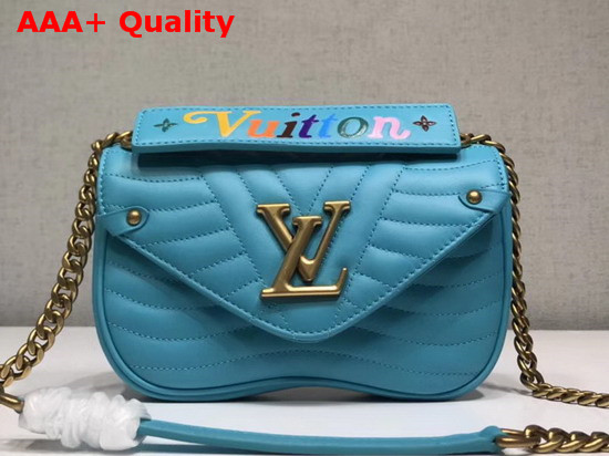 Louis Vuitton New Wave Chain Bag PM Malibu Green New Wave Leather Replica