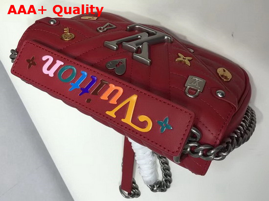 Louis Vuitton New Wave Chain Bag PM in Red with LV Love Lock Story M53213 Replica