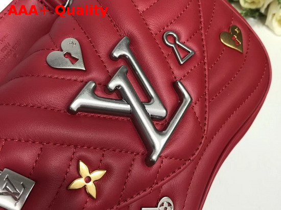 Louis Vuitton New Wave Chain Bag PM in Red with LV Love Lock Story M53213 Replica