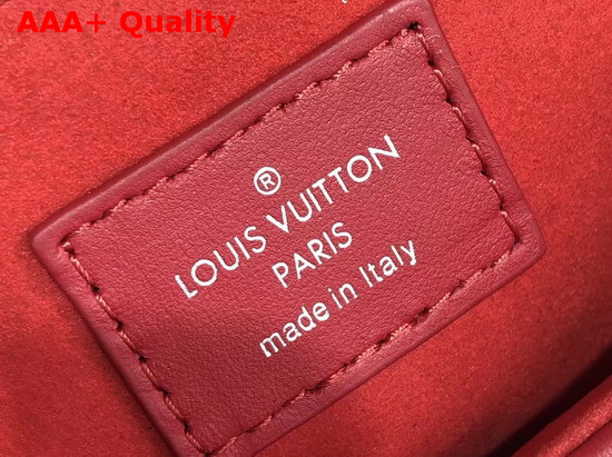 Louis Vuitton New Wave Chain Bag PM in Red with LV Love Lock Story M53213 Replica