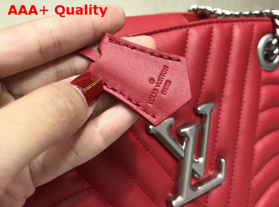 Louis Vuitton New Wave Chain Tote New Wave Leather Red M51497 Replica