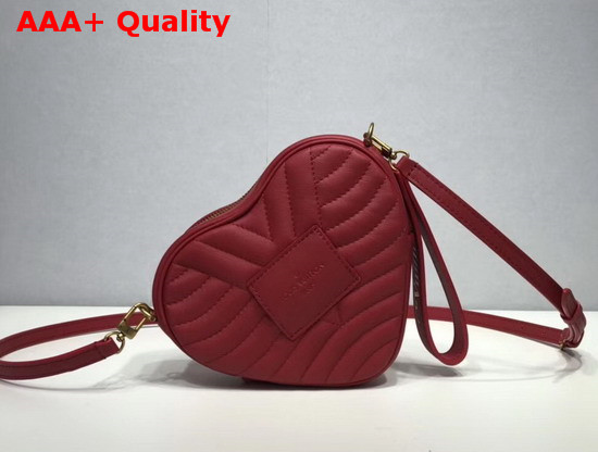 Louis Vuitton New Wave Heart Bag Scarlet Red Quilted Calf Leather M52794 Replica