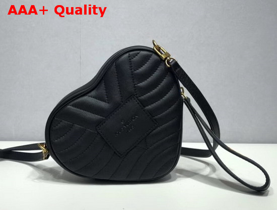 Louis Vuitton New Wave Heart Bag in Black Quilted Calf Leather M52796 Replica