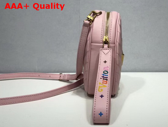 Louis Vuitton New Wave Heart Bag in Rose Pomettes Pink Smooth Calf Leather M53205 Replica