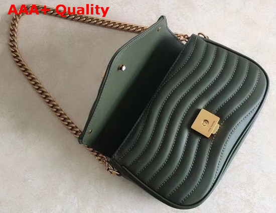 Louis Vuitton New Wave Multi Pochette Accessoires Dark Green Smooth Calf Leather Replica