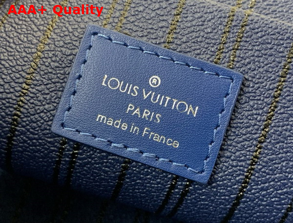 Louis Vuitton Nice BB Vanity Case Indigo Blue Monogram Macassar Coated Canvas M12668 Replica