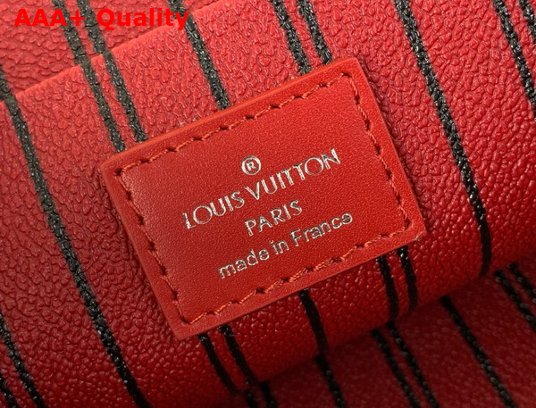 Louis Vuitton Nice BB Vanity Case Sari Red Monogram Macassar Coated Canvas M12671 Replica