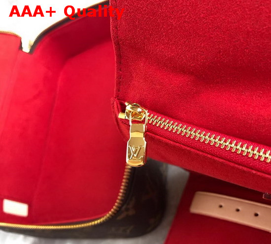 Louis Vuitton Nice Jewelry Case in Monogram Coated Canvas with Red Microfiber Lining M43449 Replica