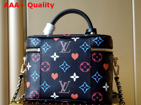 Louis Vuitton Nice Mini Beauty Case in Black Multicolor Monogram Canvas Replica