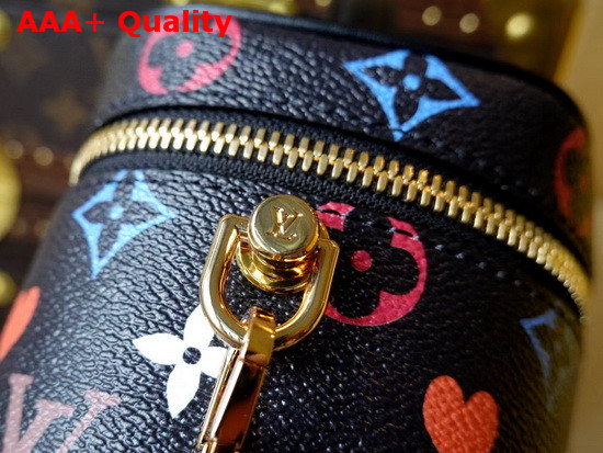 Louis Vuitton Nice Mini Beauty Case in Black Multicolor Monogram Canvas Replica