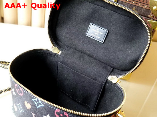 Louis Vuitton Nice Mini Beauty Case in Black Multicolor Monogram Canvas Replica