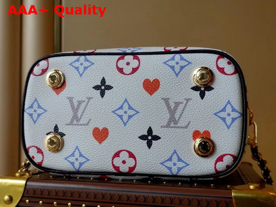 Louis Vuitton Nice Mini Beauty Case in White Multicolor Monogram Canvas Replica