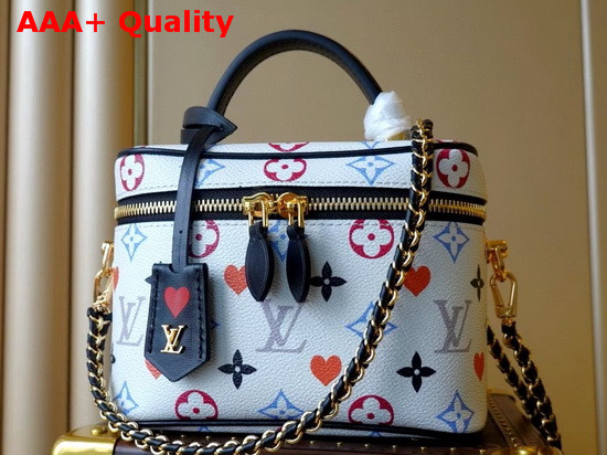 Louis Vuitton Nice Mini Beauty Case in White Multicolor Monogram Canvas Replica