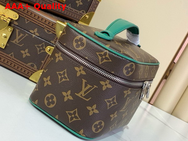 Louis Vuitton Nice Mini Borneo Green Monogram Macassar Coated Canvas Replica