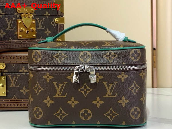 Louis Vuitton Nice Mini Borneo Green Monogram Macassar Coated Canvas Replica