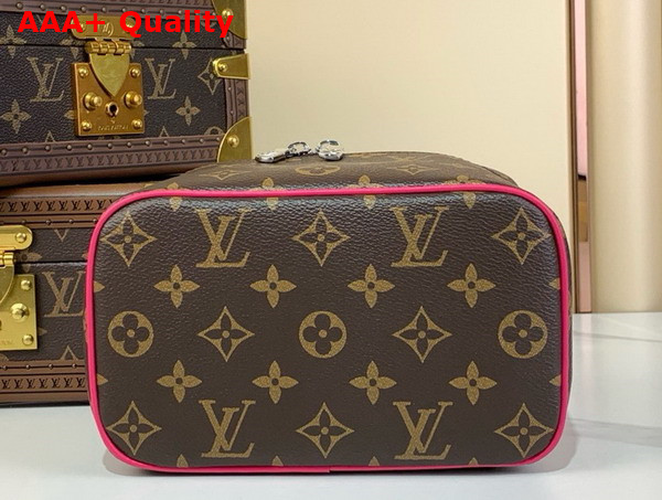 Louis Vuitton Nice Mini Pondichery Pink Monogram Macassar Coated Canvas M12650 Replica