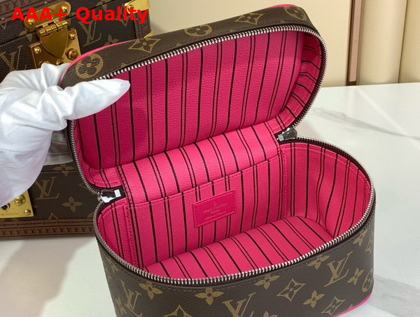 Louis Vuitton Nice Mini Pondichery Pink Monogram Macassar Coated Canvas M12650 Replica