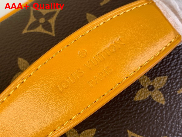 Louis Vuitton Nice Mini Safran Yellow Monogram Macassar Coated Canvas M12654 Replica