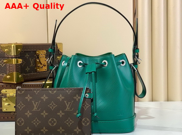 Louis Vuitton Noe BB Bucket Bag in Borneo Green Epi Leather M12603 Replica