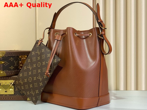 Louis Vuitton Noe MM Bucket Bag in Kenyan Fauve Epi Grained Calf Leather M12604 Replica