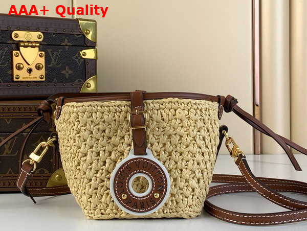 Louis Vuitton Noe Purse Natural Tan Natural Raffia M83521 Replica