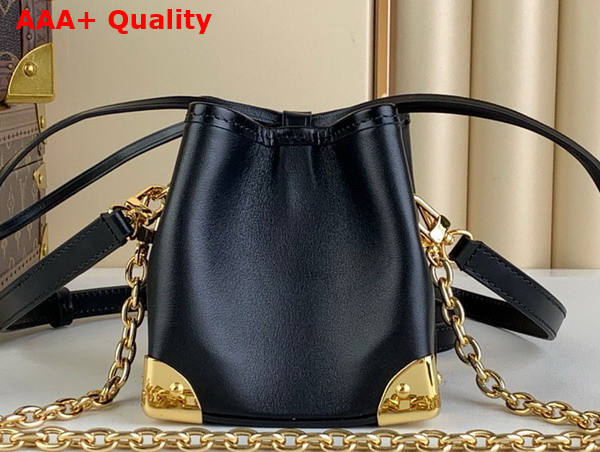 Louis Vuitton Noe Purse in Black Calf Leather Replica