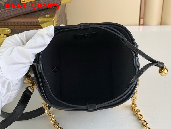 Louis Vuitton Noe Purse in Black Calf Leather Replica