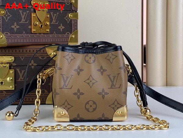 Louis Vuitton Noe Purse in Monogram Reverse Coated Canvas Replica