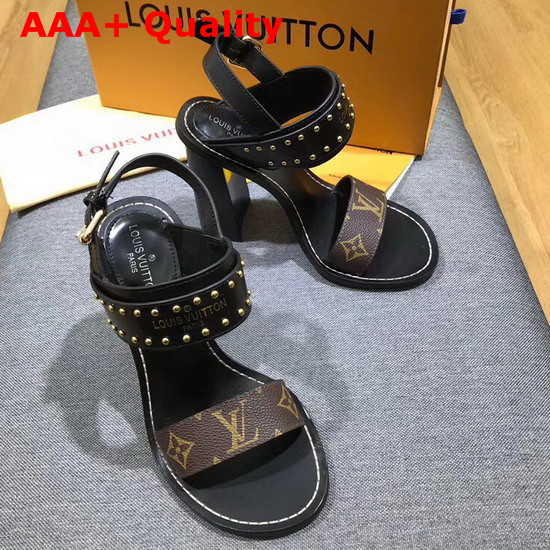 Louis Vuitton Nomad Sandal in Black Replica