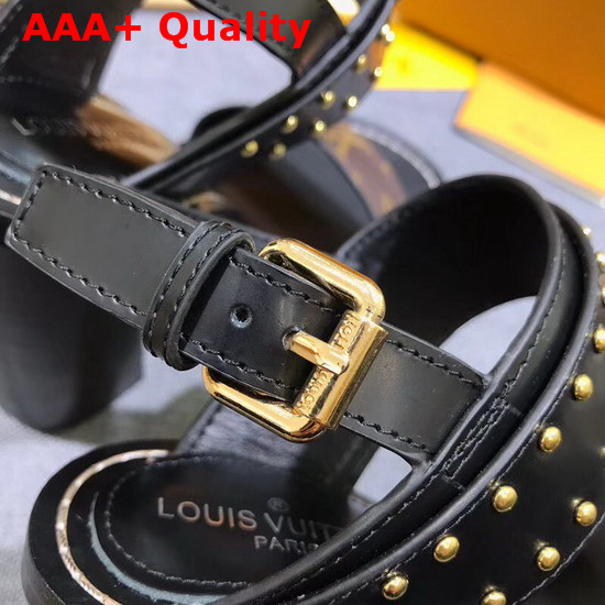 Louis Vuitton Nomad Sandal in Black Replica