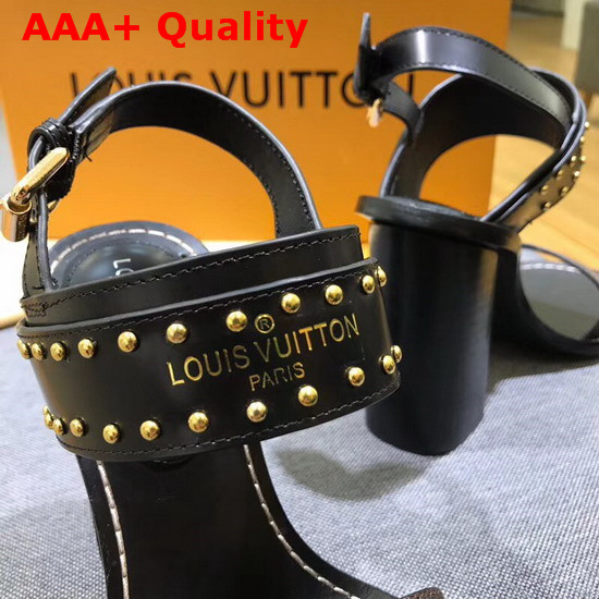 Louis Vuitton Nomad Sandal in Black Replica