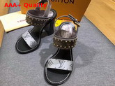 Louis Vuitton Nomad Sandal in Silver Replica