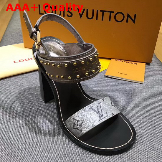 Louis Vuitton Nomad Sandal in Silver Replica