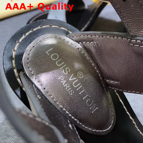 Louis Vuitton Nomad Sandal in Silver Replica