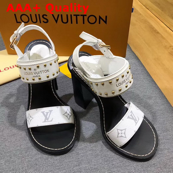 Louis Vuitton Nomad Sandal in White Replica