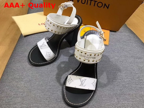 Louis Vuitton Nomad Sandal in White Replica